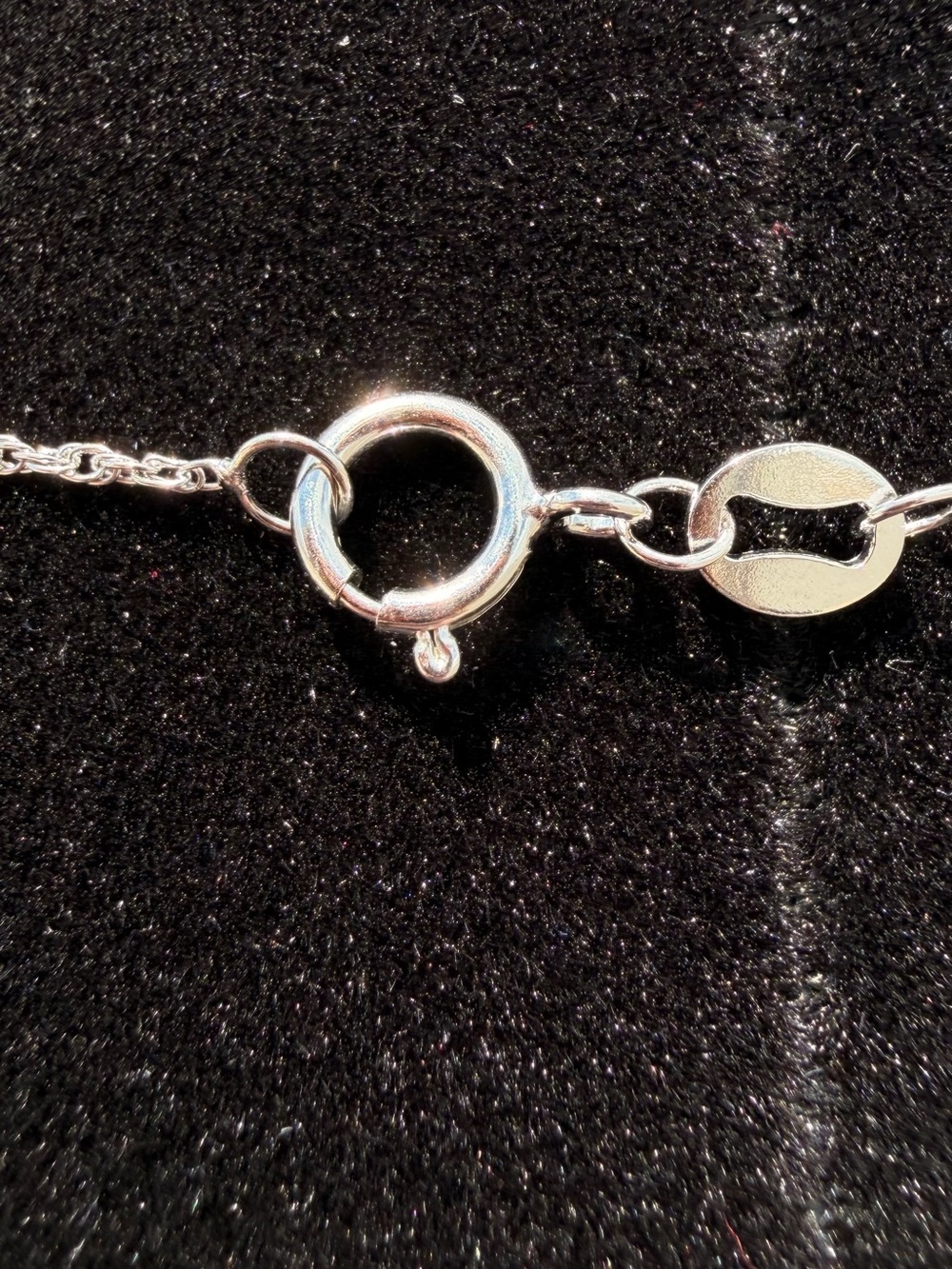 Diamond Mom Heart Necklace 0.12 CTW 14K White Gold Over Sterling 18” - Picture 7 of 10